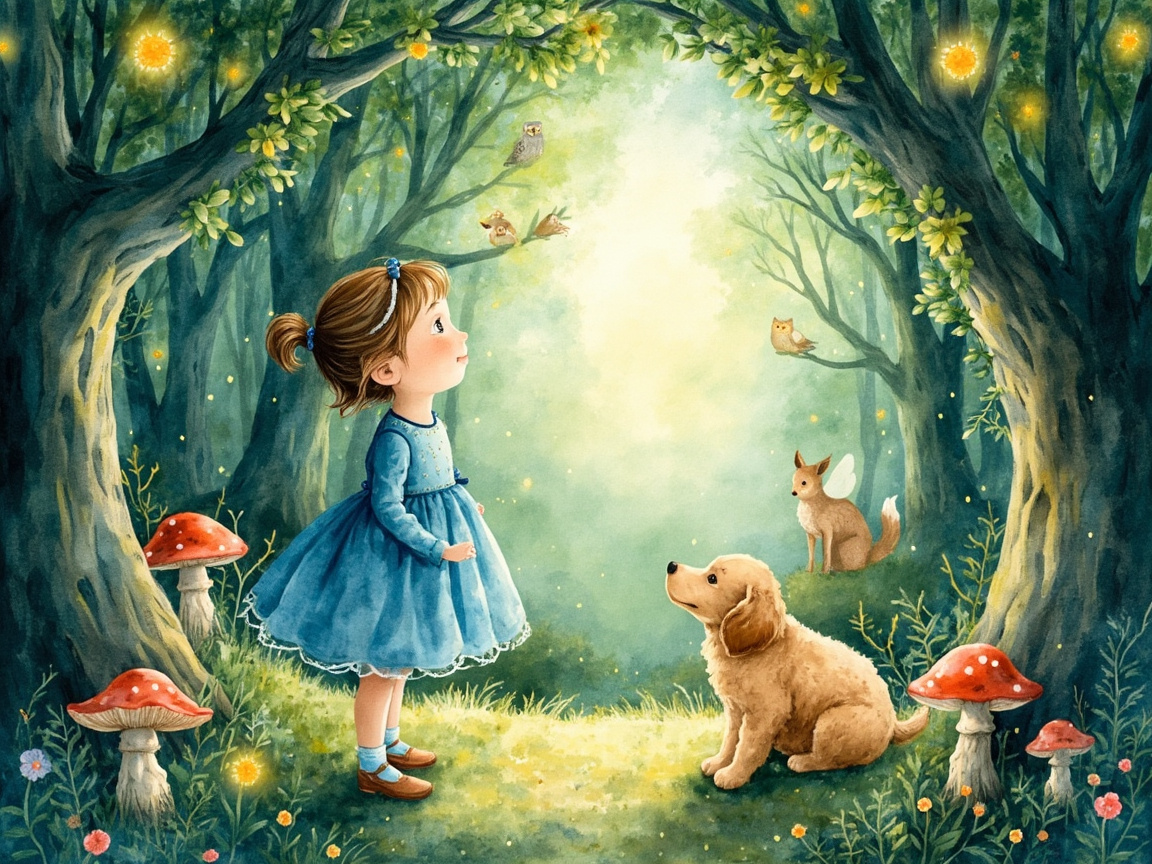 Find Luna! in the Forest cover